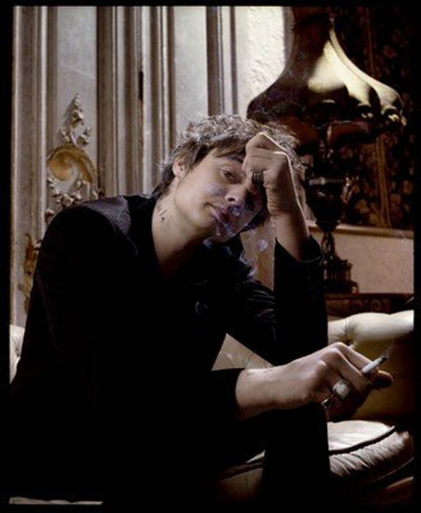 Pete Doherty is pictured in a photo from his Facebook page.